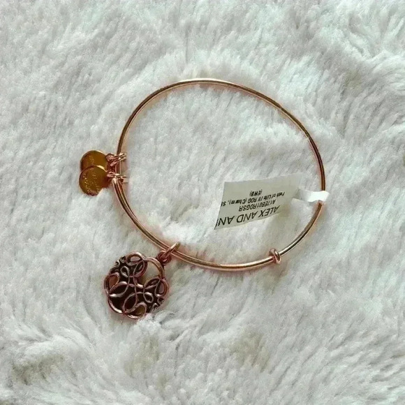 NWT Alex and Ani Path of life rose gold bracelet - Picture 2 of 4